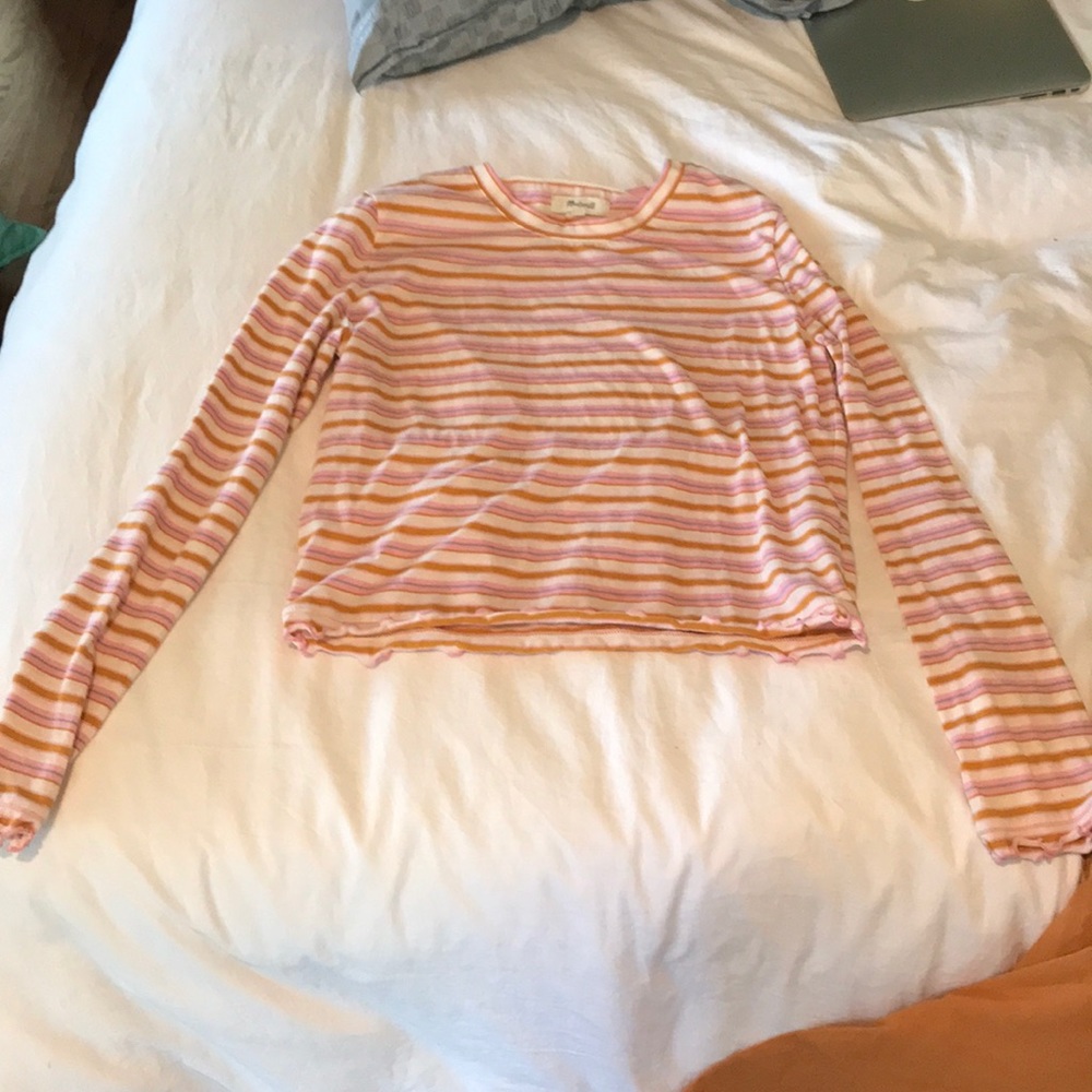 Striped Madewell long sleeve